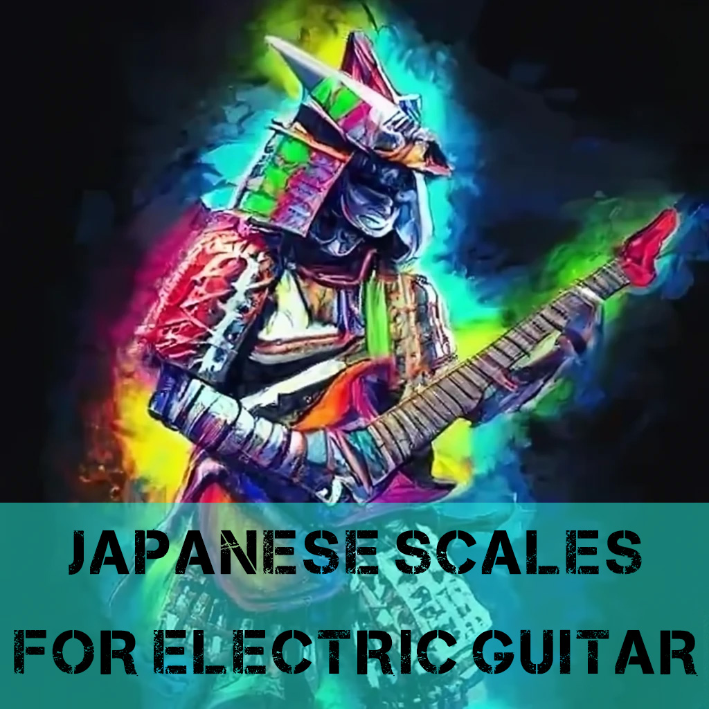 craiyon 115154 samurai playing an Ibanez 7 string guitar
